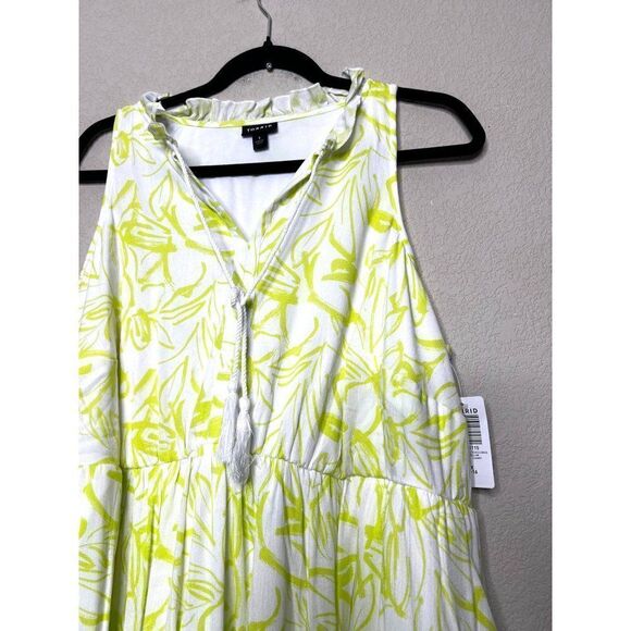 NWT! Torrid Floral Yellow Midi Wash Gauze Tiered Dress Size 1X - Picture 4 of 5